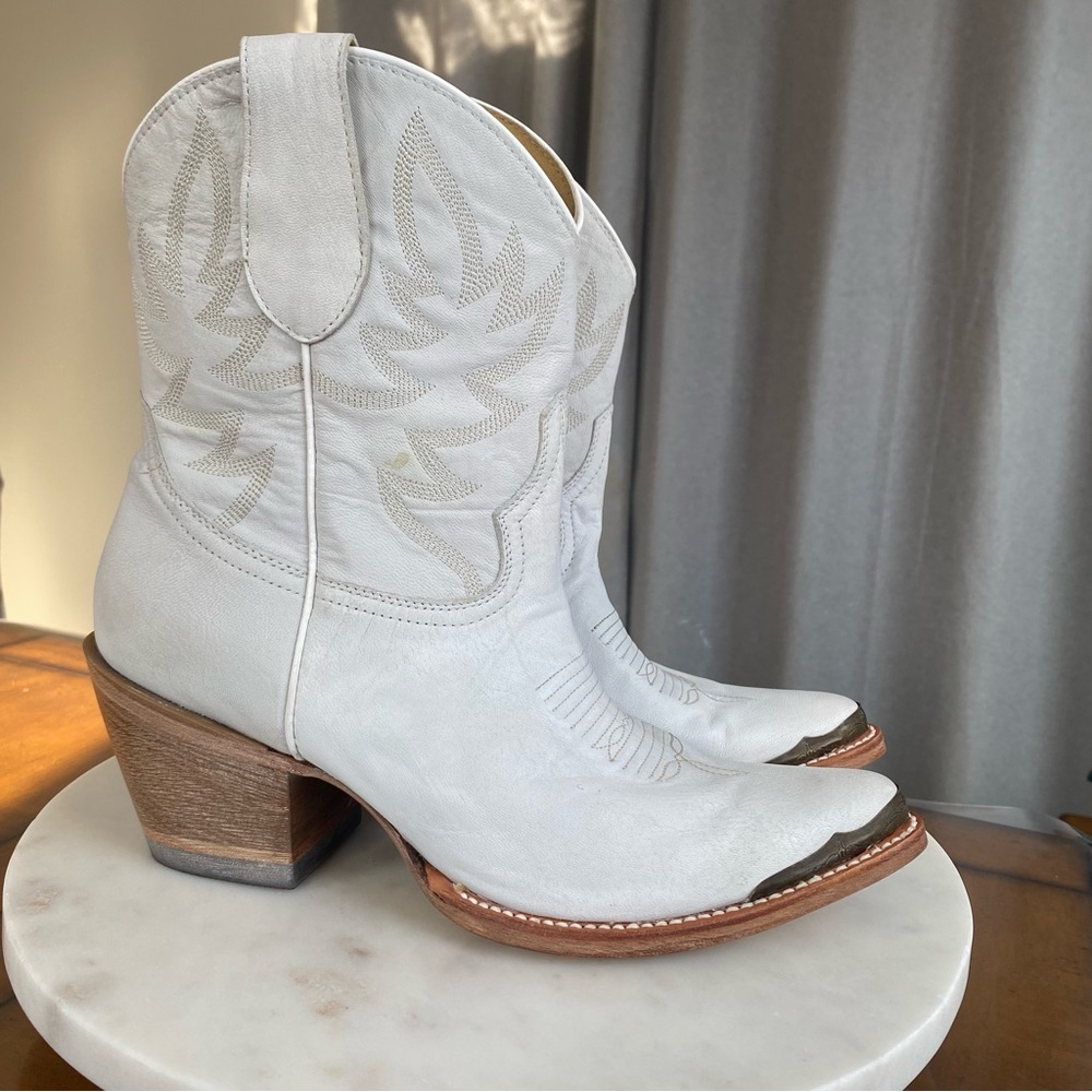 Idyllwind Women's Wheels White Western Boots 11B - Picture 2 of 10